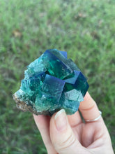 Load image into Gallery viewer, Green-Blue English Fluorite from the Cousin Jack Pocket at Rogerley Mine