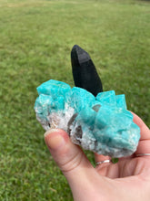 Load image into Gallery viewer, Amazonite with Smoky Quartz