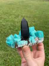 Load image into Gallery viewer, Amazonite with Smoky Quartz