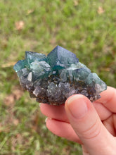 Load image into Gallery viewer, Green-Blue English Fluorite from the Cousin Jack Pocket at Rogerley Mine