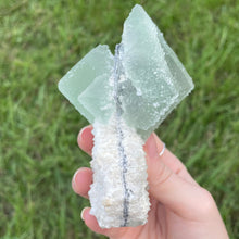 Load image into Gallery viewer, Octahedral Green Fluorite from Ruyuan Mine