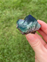 Load image into Gallery viewer, Green-Blue English Fluorite from the Cousin Jack Pocket at Rogerley Mine