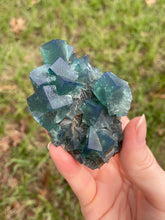 Load image into Gallery viewer, Green-Blue English Fluorite from the Cousin Jack Pocket at Rogerley Mine