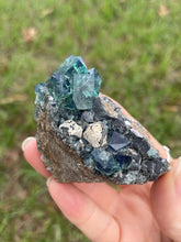 Load image into Gallery viewer, Green-Blue English Fluorite from the Cousin Jack Pocket at Rogerley Mine