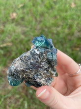 Load image into Gallery viewer, Green-Blue English Fluorite from the Cousin Jack Pocket at Rogerley Mine