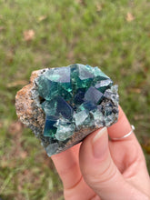 Load image into Gallery viewer, Green-Blue English Fluorite from the Cousin Jack Pocket at Rogerley Mine
