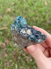 Load image into Gallery viewer, Green-Blue English Fluorite from the Cousin Jack Pocket at Rogerley Mine