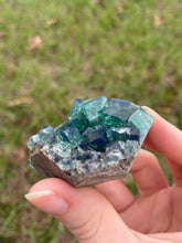 Load image into Gallery viewer, Green-Blue English Fluorite from the Cousin Jack Pocket at Rogerley Mine