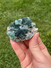 Load image into Gallery viewer, Green-Blue English Fluorite from the Cousin Jack Pocket at Rogerley Mine