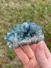 Load image into Gallery viewer, Green-Blue English Fluorite from the Cousin Jack Pocket at Rogerley Mine