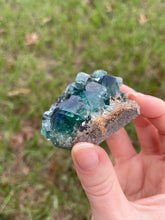 Load image into Gallery viewer, Green-Blue English Fluorite from the Cousin Jack Pocket at Rogerley Mine