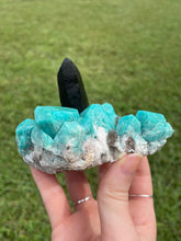 Load image into Gallery viewer, Amazonite with Smoky Quartz