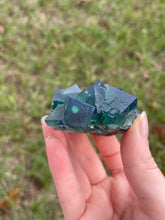 Load image into Gallery viewer, Green-Blue English Fluorite from the Cousin Jack Pocket at Rogerley Mine