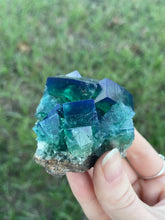 Load image into Gallery viewer, Green-Blue English Fluorite from the Cousin Jack Pocket at Rogerley Mine