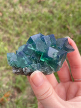 Load image into Gallery viewer, Green-Blue English Fluorite from the Cousin Jack Pocket at Rogerley Mine