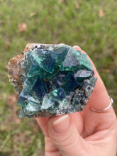 Load image into Gallery viewer, Green-Blue English Fluorite from the Cousin Jack Pocket at Rogerley Mine
