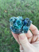 Load image into Gallery viewer, Green-Blue English Fluorite from the Cousin Jack Pocket at Rogerley Mine