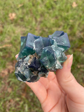 Load image into Gallery viewer, Green-Blue English Fluorite from the Cousin Jack Pocket at Rogerley Mine