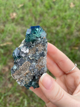 Load image into Gallery viewer, Green-Blue English Fluorite from the Cousin Jack Pocket at Rogerley Mine