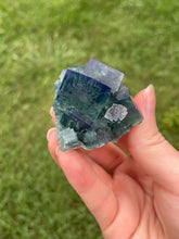 Load image into Gallery viewer, Green-Blue English Fluorite from the Cousin Jack Pocket at Rogerley Mine