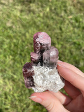 Load image into Gallery viewer, Elbaite (var. Rubellite) Tourmaline on Albite