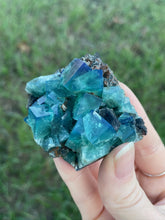 Load image into Gallery viewer, Green-Blue English Fluorite from the Cousin Jack Pocket at Rogerley Mine