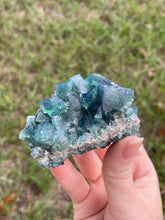 Load image into Gallery viewer, Green-Blue English Fluorite from the Cousin Jack Pocket at Rogerley Mine