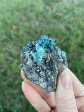 Load image into Gallery viewer, Green-Blue English Fluorite from the Cousin Jack Pocket at Rogerley Mine