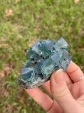 Load image into Gallery viewer, Green-Blue English Fluorite from the Cousin Jack Pocket at Rogerley Mine