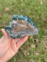 Load image into Gallery viewer, Green-Blue English Fluorite from the Cousin Jack Pocket at Rogerley Mine