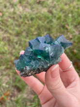 Load image into Gallery viewer, Green-Blue English Fluorite from the Cousin Jack Pocket at Rogerley Mine