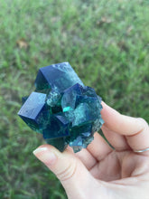 Load image into Gallery viewer, Green-Blue English Fluorite from the Cousin Jack Pocket at Rogerley Mine