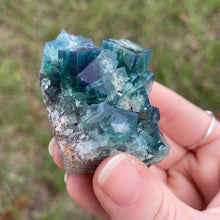 Load image into Gallery viewer, Green-Blue English Fluorite from the Cousin Jack Pocket at Rogerley Mine