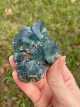 Load image into Gallery viewer, Green-Blue English Fluorite from the Cousin Jack Pocket at Rogerley Mine