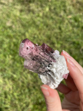Load image into Gallery viewer, Elbaite (var. Rubellite) Tourmaline on Albite