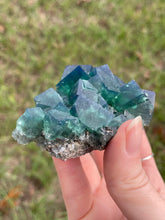 Load image into Gallery viewer, Green-Blue English Fluorite from the Cousin Jack Pocket at Rogerley Mine