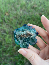 Load image into Gallery viewer, Green-Blue English Fluorite from the Cousin Jack Pocket at Rogerley Mine