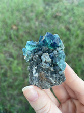 Load image into Gallery viewer, Green-Blue English Fluorite from the Cousin Jack Pocket at Rogerley Mine