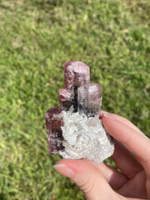 Load image into Gallery viewer, Elbaite (var. Rubellite) Tourmaline on Albite