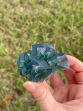 Load image into Gallery viewer, Green-Blue English Fluorite from the Cousin Jack Pocket at Rogerley Mine