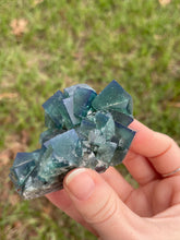 Load image into Gallery viewer, Green-Blue English Fluorite from the Cousin Jack Pocket at Rogerley Mine