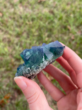 Load image into Gallery viewer, Green-Blue English Fluorite from the Cousin Jack Pocket at Rogerley Mine