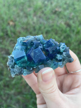 Load image into Gallery viewer, Green-Blue English Fluorite from the Cousin Jack Pocket at Rogerley Mine
