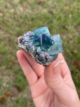 Load image into Gallery viewer, Green-Blue English Fluorite from the Cousin Jack Pocket at Rogerley Mine
