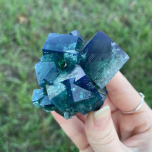 Load image into Gallery viewer, Green-Blue English Fluorite from the Cousin Jack Pocket at Rogerley Mine