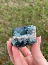 Load image into Gallery viewer, Green-Blue English Fluorite from the Cousin Jack Pocket at Rogerley Mine