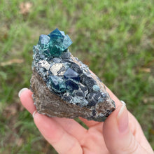 Load image into Gallery viewer, Green-Blue English Fluorite from the Cousin Jack Pocket at Rogerley Mine