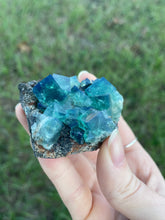 Load image into Gallery viewer, Green-Blue English Fluorite from the Cousin Jack Pocket at Rogerley Mine