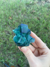 Load image into Gallery viewer, Green-Blue English Fluorite from the Cousin Jack Pocket at Rogerley Mine