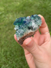 Load image into Gallery viewer, Green-Blue English Fluorite from the Cousin Jack Pocket at Rogerley Mine